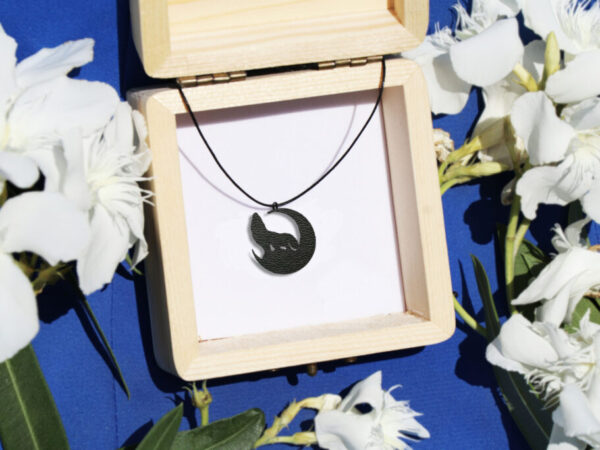 λυκος σε ξυλινο κουτακι